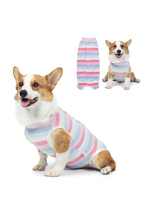 Coppthinktu Dog Recovery Suit For Abdominal Wounds Or Skin Diseases, Breathable Dog Surgery Recovery Suit For Dogs, E-Collar Alternative After Surgery Wear Anti Licking Wounds (Pink M)