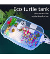 Eco Tortoise Tank Plastic Transparent Tortoise Sleeping Box, Reptile Turtle Breeding Box Habitat Cage Reptile Feeding Box ?S/l?