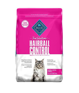 Blue Buffalo True Solutions Hairball Control Natural Adult Dry Cat Food, Chicken 11-lb