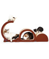 NC Combined Cat Nest High and Low Combined Corrugated Cat Scratch Board Cat Grinding Claw Toy Cat Pet Products