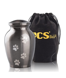 PcS Memorial Pet cremation Urns for Dogs and cats Ashes, Paws Engraved Pet Urn,Dog Keepsake Urns for Ashes-Large