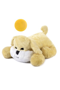 NA Extragele Heartbeat Toy Dog Anxiety Relief Toy Puppy Toy with Heartbeat Dog Behavioral Aid Toy Heartbeat Stuffed Animal Toy for Pet Sleep Aid calm comfort cuddly Soother,Yellow