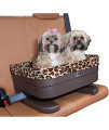 Pet Gear Booster Seat for Dogs/Cats, Removable Washable Comfort Pillow + Liner, Safety Tethers Included, Installs in Seconds, No Tools Required 2 Sizes, 3 Colors