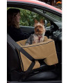 Pet Gear Lookout Booster Car Seat, Removable Comfort Pillow, Safety Tether Included, Installs in Seconds, No Tools Required, 2 Sizes, 3 Colors