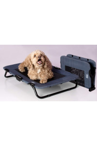 Lifestyle Pet Cot Elevated Bed, No Assembly Required, Premium Tear Resistant Cooling Mesh, Indoor & Outdoor, Lightweight & Portable, 3 Models, 2 Colors