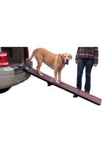 Pet gear Travel Lite Ramps for Dogs and cats, compact Easy-Fold, Lightweight and Portable, Built-in carry Handle, Supports 150-200lbs, Available in 2 Models