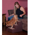 Pet Gear Pet Step III Pet Stairs for Small Dogs and Cats up to 50 pounds, Lightweight, No Tools Required
