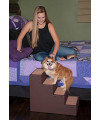 Pet Gear Pet Step IV Pet Stairs for Small Dogs and Cats up to 50 pounds, Lightweight, Easy Assembly (No Tools Required) - Available in 2 Models, 2 Colors