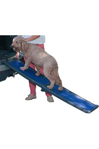 Pet Gear Travel Lite Ramps for Dogs and Cats, Compact Easy-Fold, Lightweight and Portable, Built-in Carry Handle, Supports 150-200lbs, Available in 2 Models