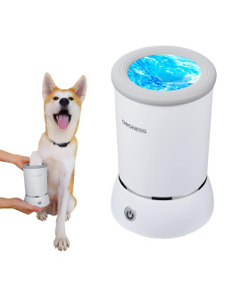 DOGNESS Automatic Pet Paw Cleaner and Massager (White)
