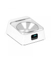 Auto Pet Feeder Bowl, 350ml Cat Food Dispenser Intelligent Sensor Pet Feeder 0.5-1m w/ Cover for Dog Cat Pet