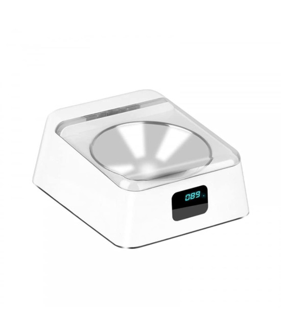 Auto Pet Feeder Bowl, 350ml Cat Food Dispenser Intelligent Sensor Pet Feeder 0.5-1m w/ Cover for Dog Cat Pet