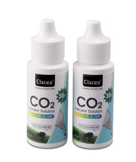 Clscea Co2 Indicator Solution Drop Checker Solution For Aquarium 60Ml