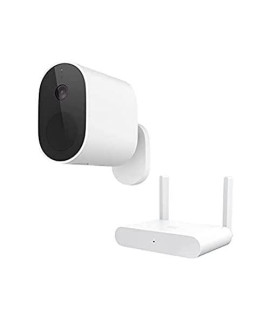 Xiaomi Mi Wireless Outdoor Security Camera 1080P Set, Ip65 Dust And Water Resistant, 2-Way Audio, 130A Wide Angle, 90-Day Long Battery Life, 7M Pir Human Detection, White