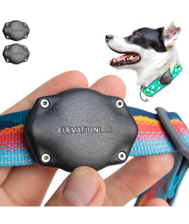 TagVault Pet (2 Pack) - The Original AirTag Dog Collar Waterproof Mount, Ultra-Durable, Fits All Width Collars | Elevation Lab