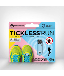 Tickless Run | Ultrasonic Tick Repeller for Runners | for All Ages - Baby Blue