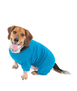 Leveret Dog Pajamas Matching Solid Pjs for Dogs 100% Cotton (Size X-Small-XXX-Large) (XX-Large, Teal)