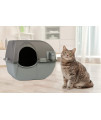 Omega Paw Roll 'n Clean Litter Box Large Generation 5.0,Grey,NRA20-1V5.0