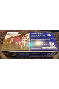 Ivermectin Paste 1.87% for Horses Pack of (6) Tubes (6.08)