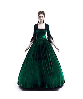 Nulairt Women's Rococo Ball Gown Gothic Victorian Dress Costume Gothic Period Ball Gown Retro Lace Reenactment Costumes