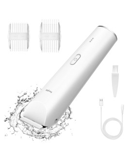 Furrykid Dog Clippers for Grooming, Low Noise Waterproof Dog Grooming kit, Rechargeable Cordless Electric Hair Clippers Kit for Dogs Cats Pets