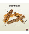 Redbarn 12" Braided Bully Sticks for Dogs, 5-Count (Pack of 1)