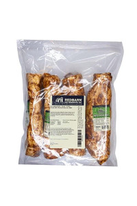 Redbarn All-Natural Beef Cheek Rolls for Dogs | These Grain-Free Cow Cheeks are Naturally Rich in Collagen | Available in Chicken & Carrot Glaze or Uncoated. (Chicken & Carrot, Large (Pack of 4))