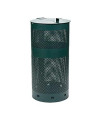 Round Waste Can - 100% Rust-Free Aluminum - D030-Green