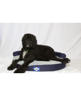 Sealy Zen Premium Round Dog Bed, Large Navy
