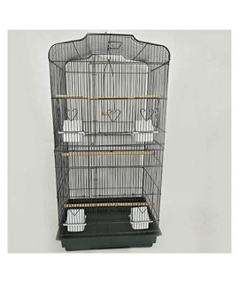 Wyhm Birds Home Bird Cage With Stand Pet Supplies Large Wrought Iron Bird Cage Parakeet Accessories For Parrots Calm Pet Bird Toys Beds Stand Make & Decorate