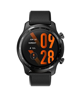 Ticwatch Pro 3 Ultra Gps Smartwatch Qualcomm Sdw4100 And Mobvoi Dual Processor System Wear Os Smart Watch For Men Blood Oxygen Fatigue Assessment 3-45 Days Battery Nfc Mic Speaker