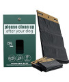 Standard Low Profile Dog Waste Station / MittN Bag System (Matte Green)