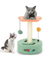 Cat Tree Tower, Cat Climbing Frame Furniture Sisal Scratching Post for Kitty Climber House, Cat Play Tower Activity Centre with 3 Balls for Playing Relax and Sleep