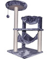 FFZZ Cat Tree Cat Tower Latest Cat Tree with Big Hammock and Hanging Bed