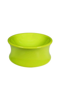 One for Pets The Kurve Raised Pet Bowl,Avocado, Small