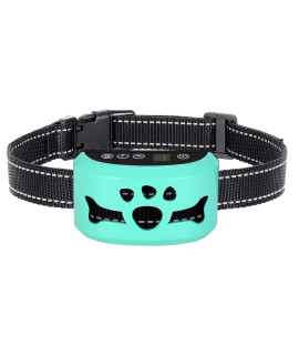 Dog Bark collar, Anti Barking collar with 7 Adjustable Levels, Harmless Shock, Beep Vibration, Smart correction and LED Indicator-Reachargeable No Bark collar for Small Medium Large Dogs, Waterproof