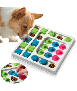 <25 Holes> Smart Paws Interactive Pet Puzzle Toys, Level 2 Dog Slow Feeder,Dog Puzzle Feeder,Rabbit Toy