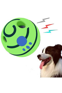 (1-Pack) 5.5''Upgraded Wobble Giggle Dog Ball,Strange Dog Toy Ball,Pet Ball,Training Playing Ball,Interactive Toy for Small Medium and Large Dog,The Best Fun Giggle Sound Dog Toy(no Battery Required)