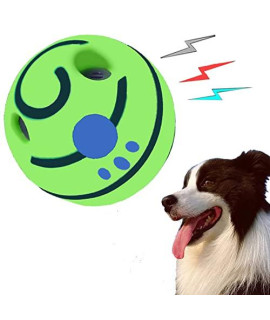 (1-Pack) 5.5''Upgraded Wobble Giggle Dog Ball,Strange Dog Toy Ball,Pet Ball,Training Playing Ball,Interactive Toy for Small Medium and Large Dog,The Best Fun Giggle Sound Dog Toy(no Battery Required)