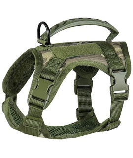 Tactical XS Dog Harness,Puppy Vest with Handle Adjustable Soft Padded Pet Harness Easy to Control
