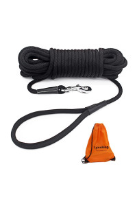 lynxking Check Cord Dog Leash Long Lead Training Tracking Line Comfortable Handle Heavy Duty Puppy Rope 10ft for Small Medium Large Dog
