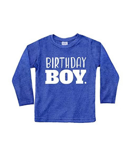 Birthday Boy Shirt Toddler Boys Outfit First Happy 2T 3T 4 Year Old 5 Kids 6Th (Charcoal Blue - Long Sleeve, 5 Years)