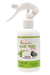 UnRuffledRx Aloe Vera Bird Bath Spray for Daily Care & Skin Health 8 Fl Oz
