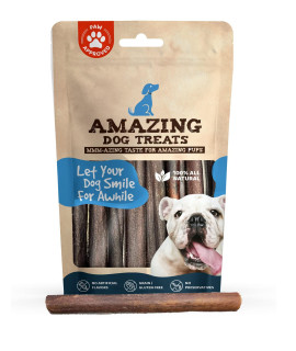 Amazing Dog Treats 6 Inch collagen Stick - (15 count) - collagen Bully Sticks for Dogs - 95 Natural collagen Sticks for Dogs - No Hide Bones for Dogs