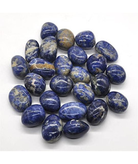 Yangfine 12Lb Blue Sodalite Natural Tumbled Stones Bulk Crystals Reiki Polished Gemstones Wicca Supplies Aquarium