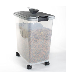 The Lakeside Collection Wheeled Pet Food Containers 42 Qt. (40L)