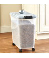 The Lakeside Collection Wheeled Pet Food Containers 42 Qt. (40L)