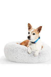 Petco Brand - EveryYay Snooze Fest Grey Round Bed for Dogs, 18" L X 18" W, X-Small