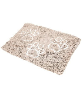 Arkwright Soft Chenille Dog Food Mat (26x35 Inch) with Non-Slip Backing, Washable Food Bowl Mat for Dogs and Cats