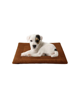 PETCIOSO Super Soft Dog Cat Crate Bed Blanket-Fluffy Pet Bed All Season-Machine Wash & Dryer Friendly-Anti-Slip Pet Beds(NOT for Chewer (30in, Chocolate)